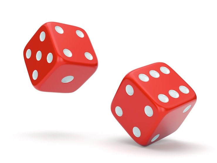 Antarmuka Dice Game inipoker menampilkan dadu virtual dan pilihan taruhan